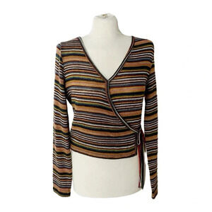 Live In The Moment || Multi Wrap Sweater Knit M